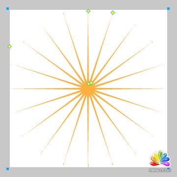 Fireworks制作光芒四射的廣告效果