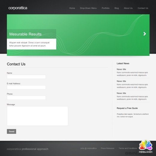 免費(fèi)的商業(yè)相關(guān)模板 - corporattica