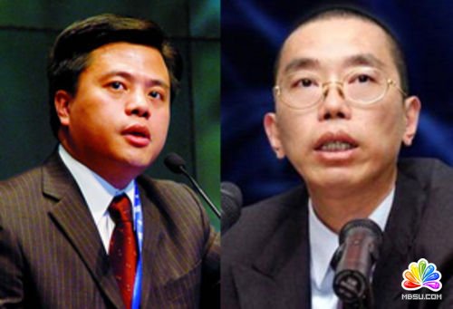 陳天橋(左)與史玉柱