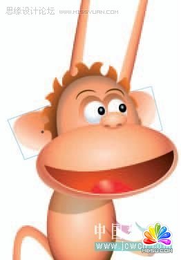 Flash cs3鼠繪教程:動畫技巧之繪制猴子,PS教程,思緣教程網(wǎng)