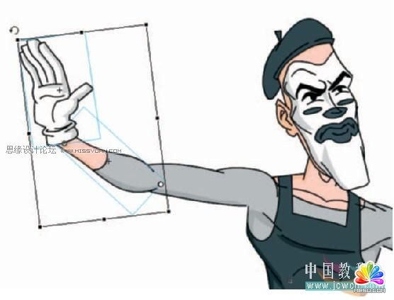 Flash cs3鼠繪教程:關(guān)閉缺口_完善角色肢體連接,PS教程,思緣教程網(wǎng)