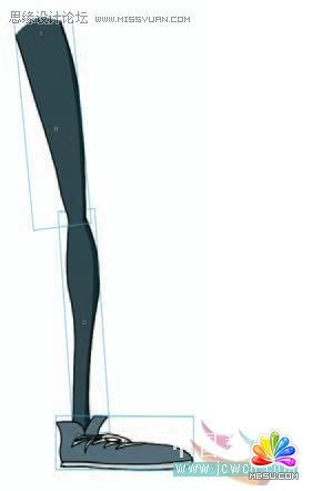 Flash cs3鼠繪教程:關(guān)閉缺口_完善角色肢體連接,PS教程,思緣教程網(wǎng)