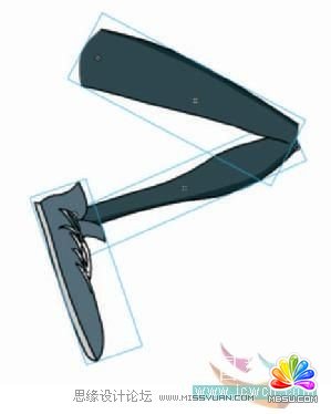 Flash cs3鼠繪教程:關(guān)閉缺口_完善角色肢體連接,PS教程,思緣教程網(wǎng)