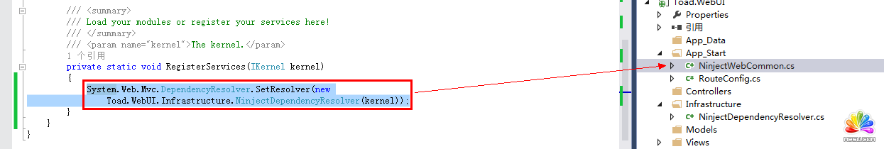ʹ��ASP.NET.4.5.1+MVC5.0 �һ������ Ninject��� �Ŀ