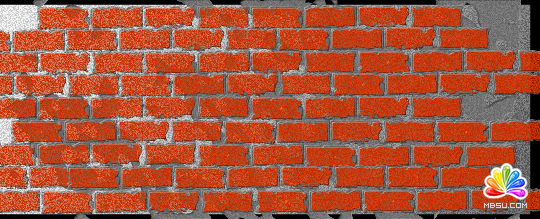 Fireworks制作紅墻磚頭效果