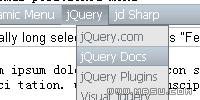 jdMenu jQuery水平下拉菜單插件